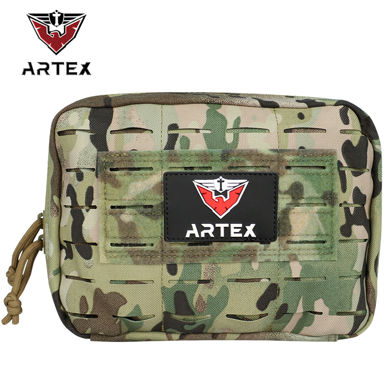 Field Dressing Kit - กระเป๋าอเนกประสงค์ MOLLE EDC สำหรับใส่ชุดปฐมพยาบาล ที่ใส่โทรศัพท์มือถือ กระเป๋าคาดเอว