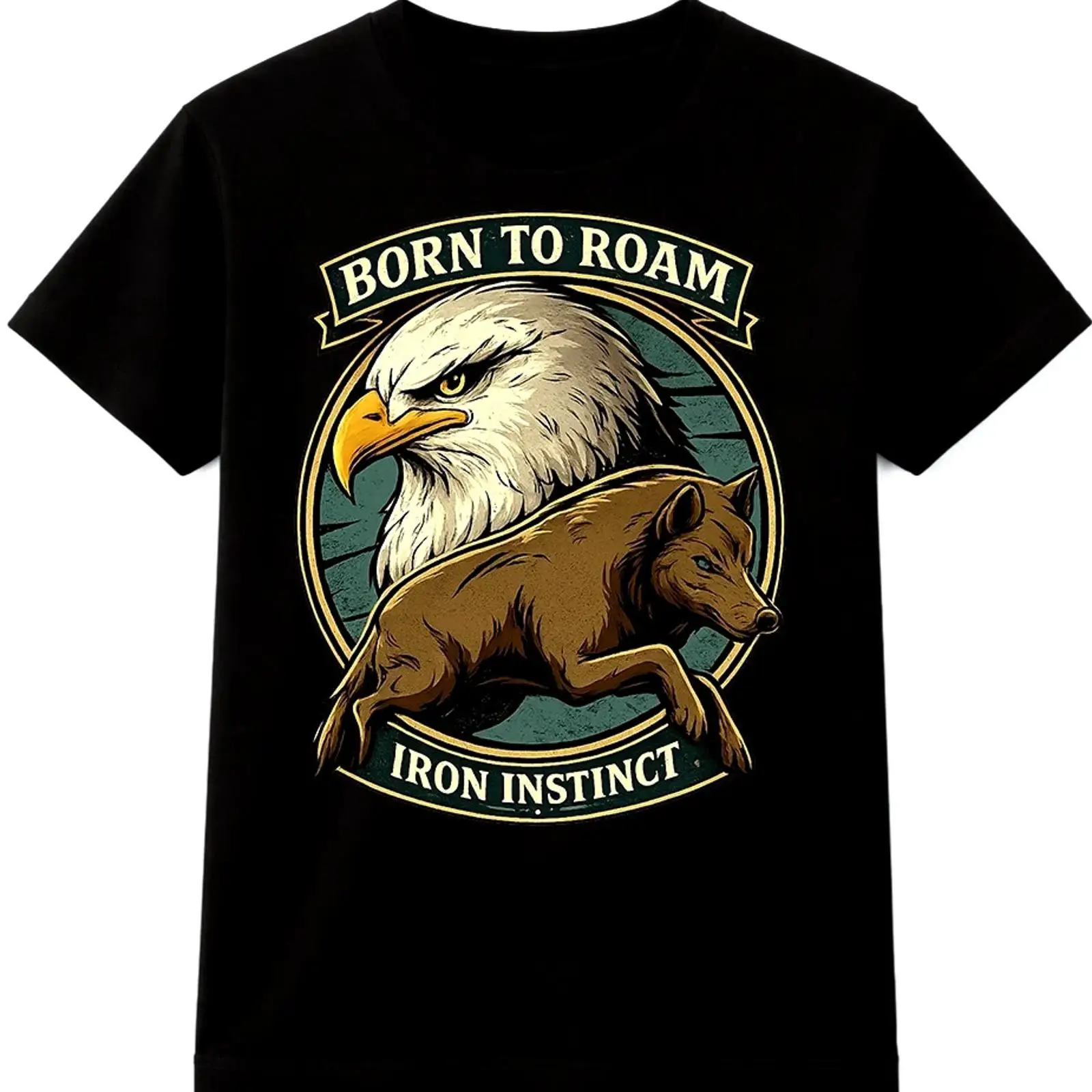 Wildman Hunting & Outdoor Polokwane Photos - เสื้อยืดลายอีเกิล ไวลด์ บอย แบร์ Born to