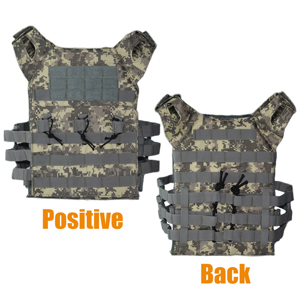 Outdoor Hunting Equipment - เสื้อกั๊กยุทธวิธีทหารน้ำหนักเบา กันน้ำ สำหรับกิจกรรมกลางแจ้ง JPC Molle Plate