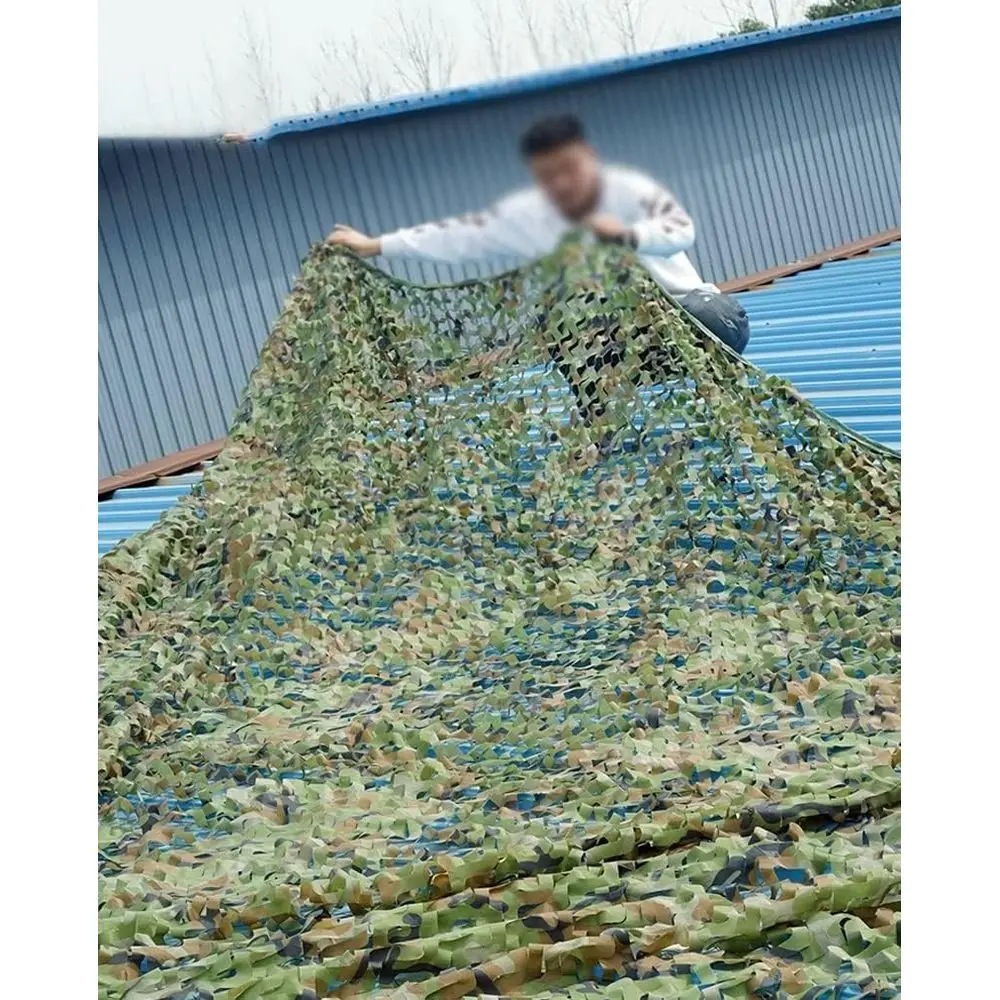 Outdoor Hunting Blinds - ตาข่ายพรางขนาดใหญ่ 7x12 เมตร สำหรับอาคารกลางแจ้ง บังแดดในสวน และที่หลบซ่อนสำหรับการล่าสัตว์