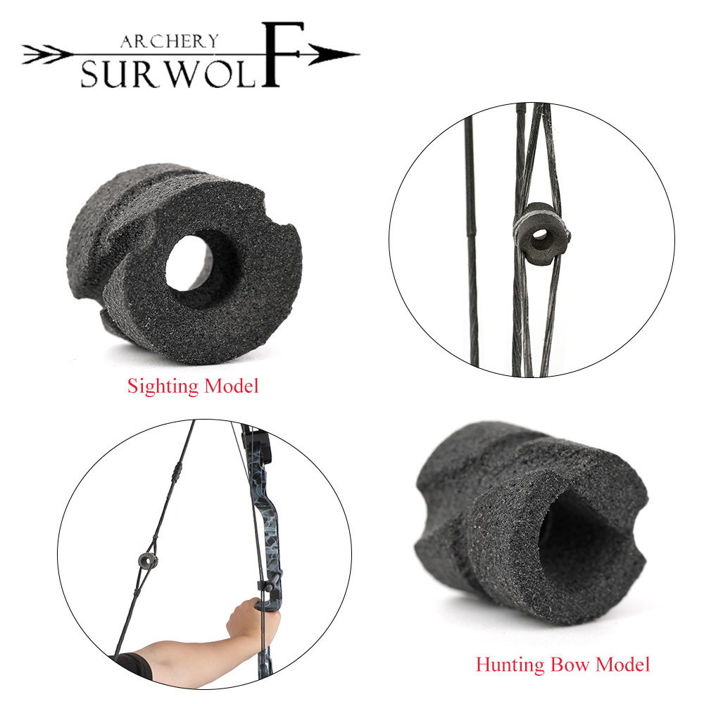 Arrow Carbon Shaft - ช่องมองเป้าธนูแบบไนลอน รุ่นสำหรับธนูยิงเป้า/ล่าสัตว์ สีดำ ขนาดต่างๆ อุปกรณ์เสริมสำหรับธนูคอมพาวด์สำหรับล่าสัตว์และยิงธนู