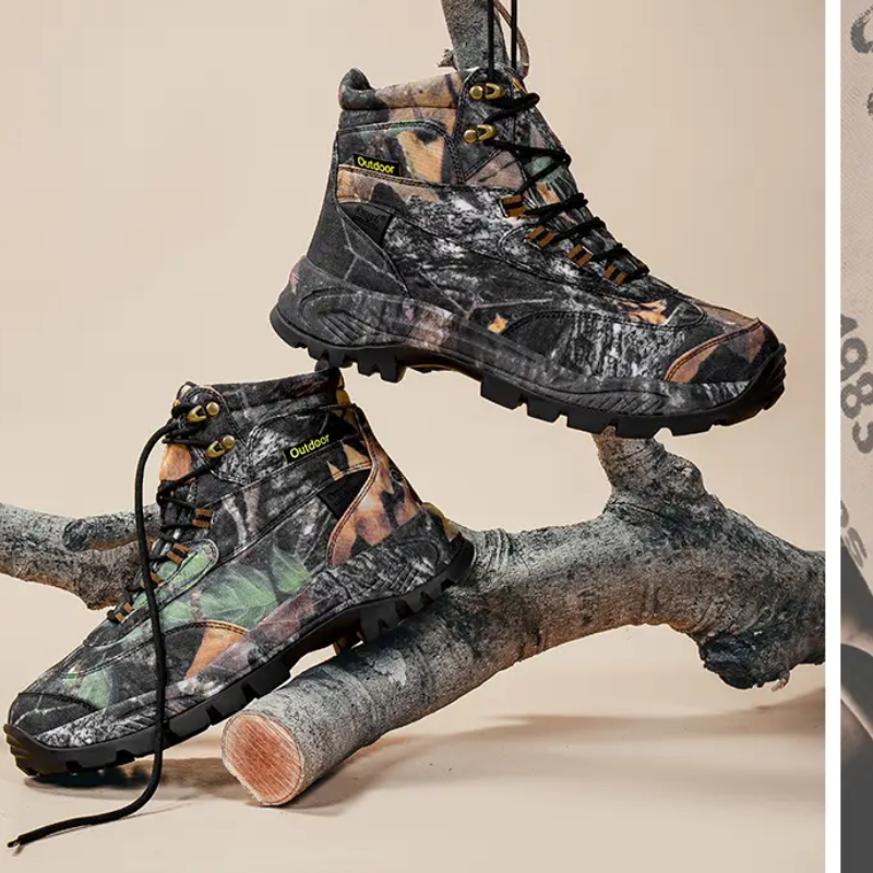Hunting Outdoor Boots - ผู้ชาย High TOP Camouflage การล่าสัตว์รองเท้า Breathable