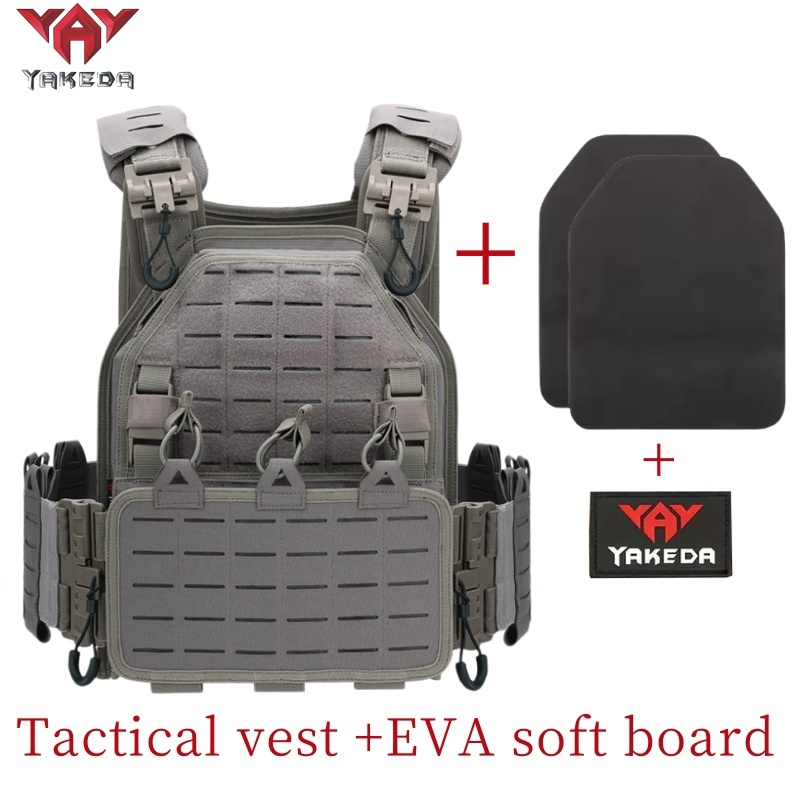 Outdoor Hunting Equipment - เสื้อเกราะยุทธวิธี YAKEDA สำหรับกิจกรรมกลางแจ้ง ล่าสัตว์ ป้องกันตัว ปรับได้