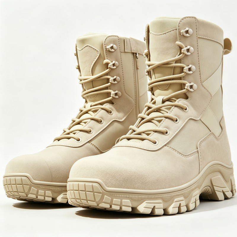 Hunting Outdoor Boots - รองเท้าปีนเขาสำหรับผู้ชาย กันน้ำ รองเท้าล่าสัตว์ รองเท้าเดินป่า รองเท้ากีฬาแบบยุทธวิธี รองเท้าหุ้มข้อสูงสำหรับผู้ชาย