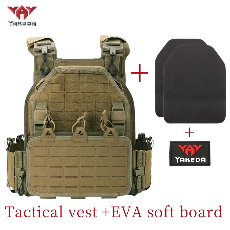 Outdoor Hunting Equipment - เสื้อเกราะยุทธวิธี YAKEDA สำหรับกิจกรรมกลางแจ้ง ล่าสัตว์ ป้องกันตัว ปรับได้