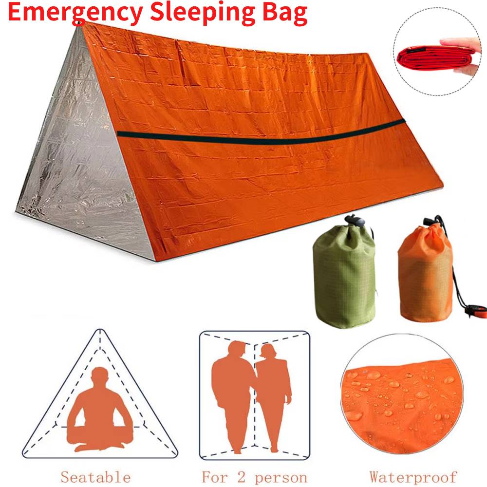 Field Dressing Kit - แบบพกพากันน้ําฉุกเฉิน Survival Sleeping Bag กลางแจ้ง Edc
