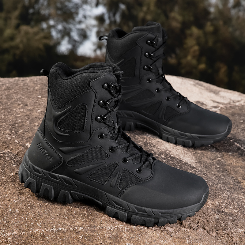 รองเท้าบูททหารผู้ชาย กันน้ำ รอ - Hunting Outdoor Boots บทวิจารณ์และราคา
