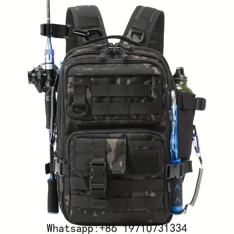 กระเป๋าเป้สะพายหลังกันน้ำ 1000 - Outdoor Hunting Backpack บทวิจารณ์และราคา
