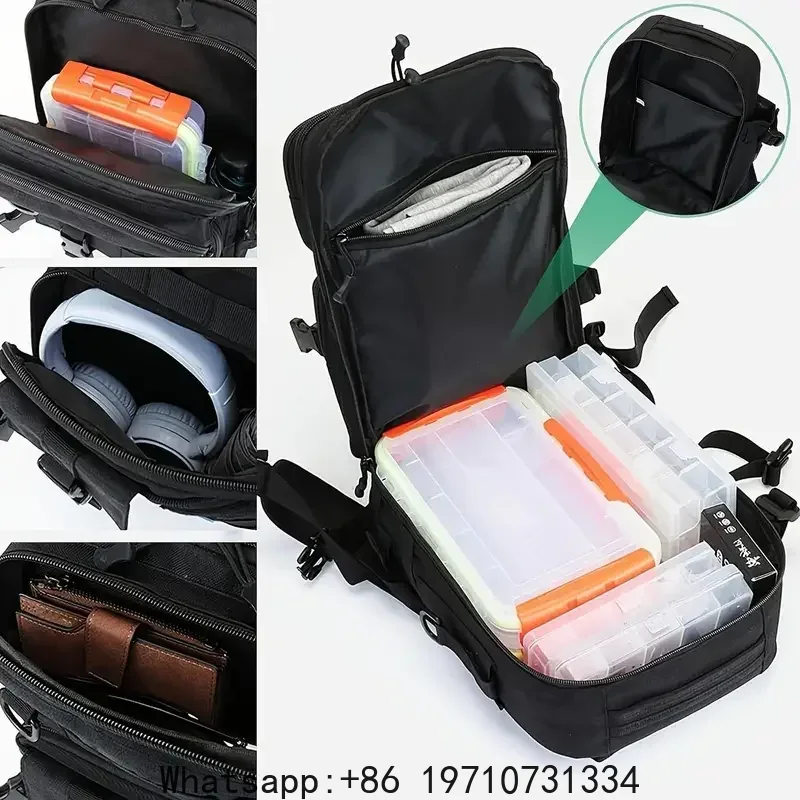 กระเป๋าเป้สะพายหลังกันน้ำ 1000 - Outdoor Hunting Backpack บทวิจารณ์และราคา