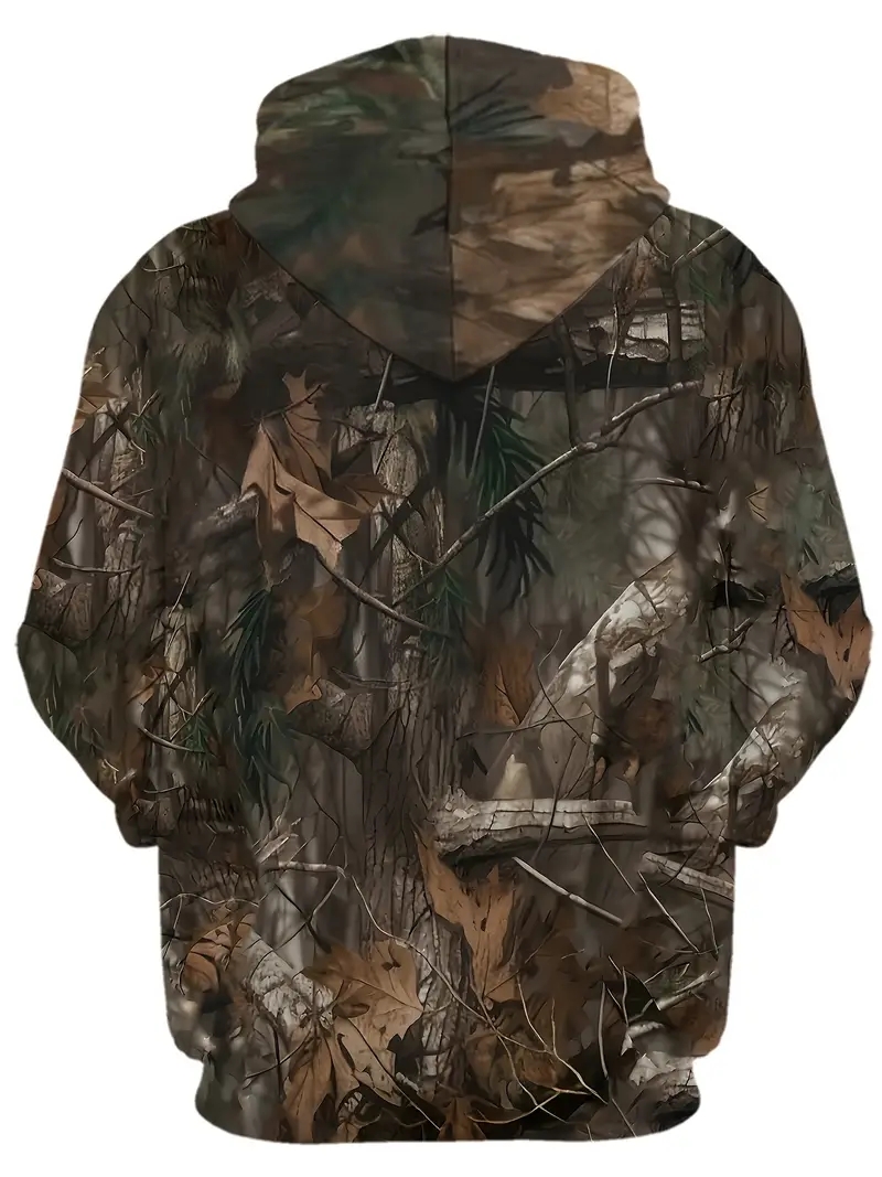 เสื้อฮู้ดลายพรางต้นไม้ 3D ลายใ - Outdoor Hunting Hoodie บทวิจารณ์และราคา