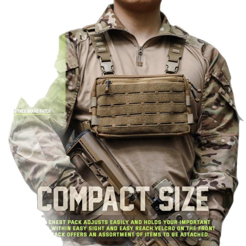 กระเป๋าคาดอกยุทธวิธีแบบ unisex - Outdoor Hunting Equipment บทวิจารณ์และราคา
