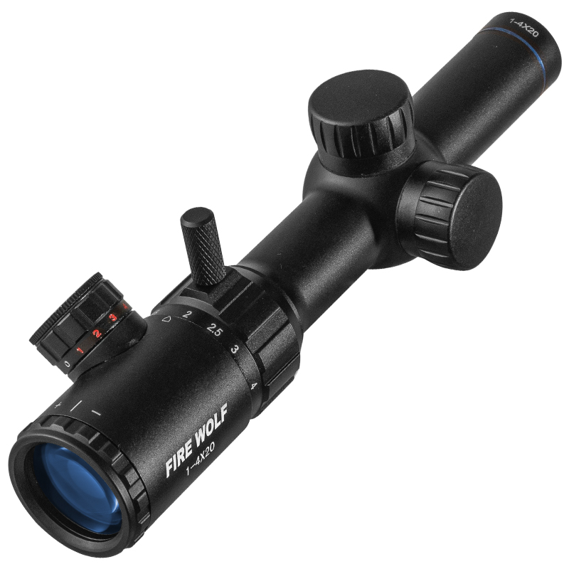 FIRE WOLF 1-4x20ปืนไรเฟิลขอบเข - Outdoor Hunting Lab บทวิจารณ์และราคา