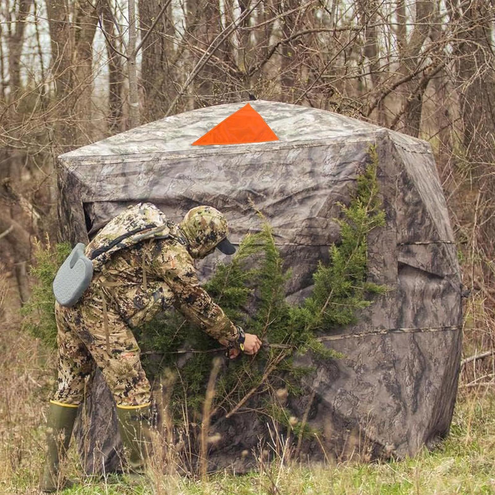 แผงแม่เหล็กสีส้มสะท้อนแสงสำหรั - Outdoor Hunting Blinds บทวิจารณ์และราคา