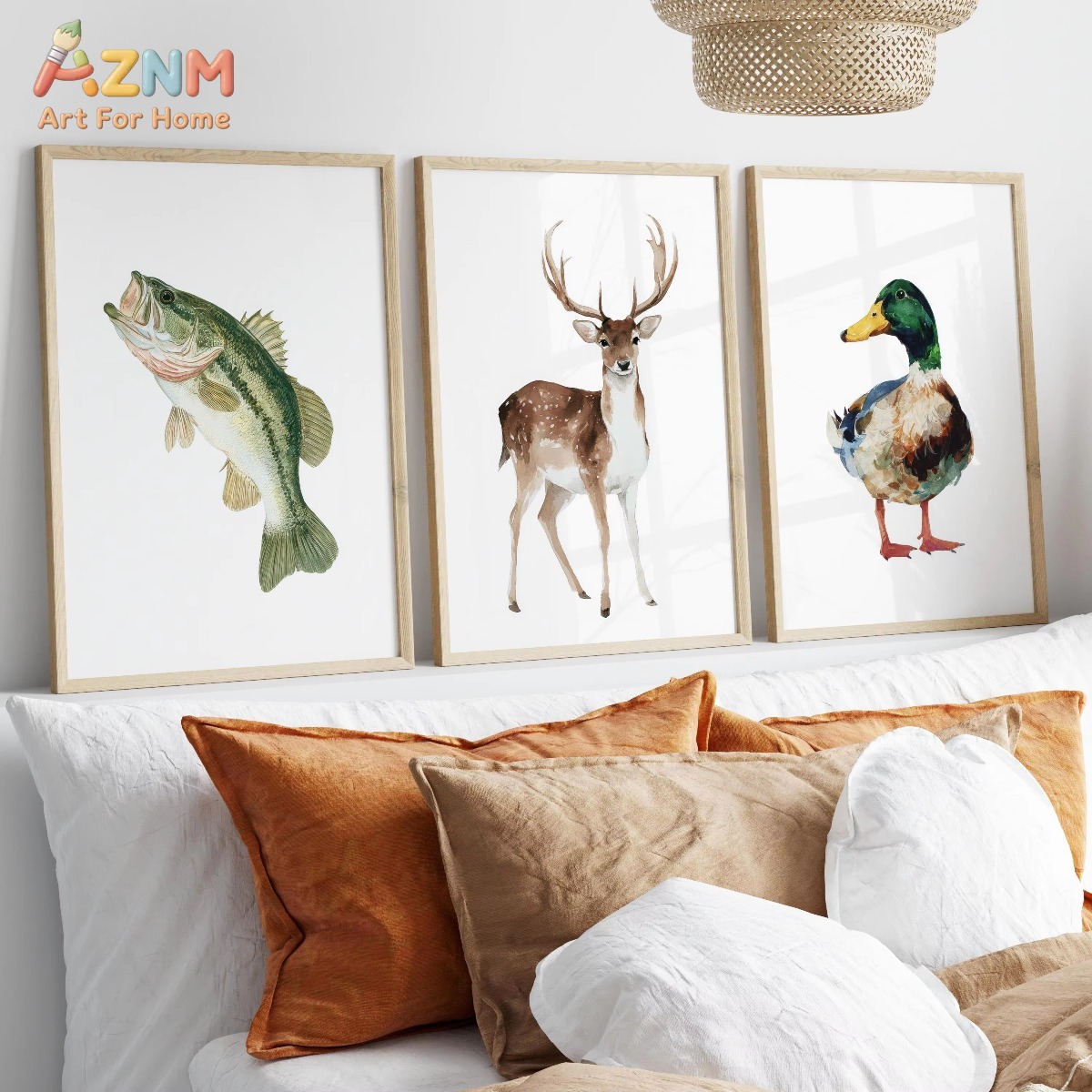 AZNM โปสเตอร์ศิลปะการล่าสัตว์แ - Hunting Outdoor Decor บทวิจารณ์และราคา