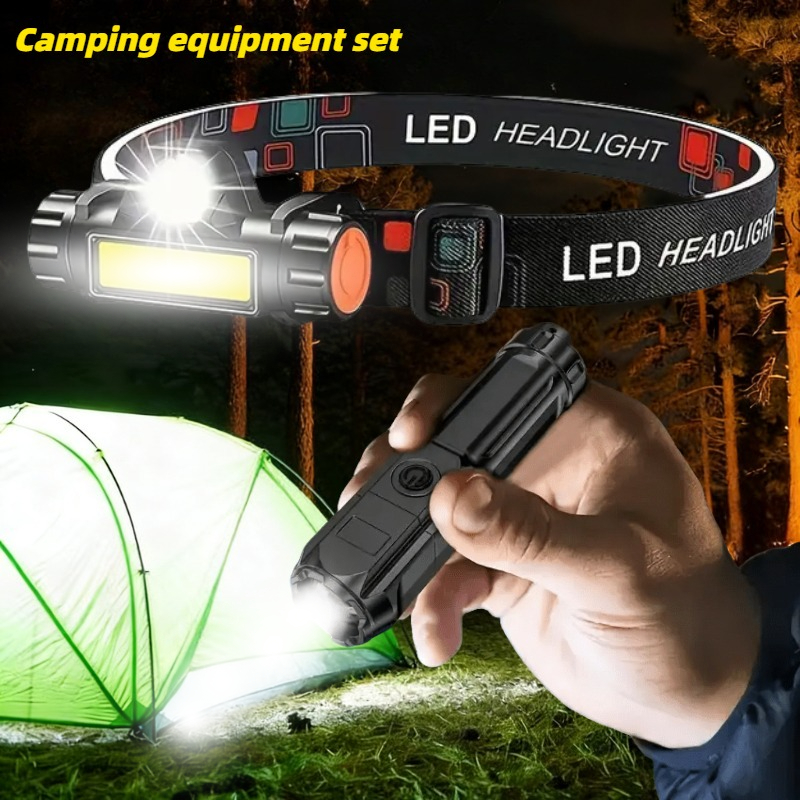 ไฟฉายซุปเปอร์ไบรท์ USB ชาร์จไฟ - Headlamp Tactical Bright บทวิจารณ์และราคา