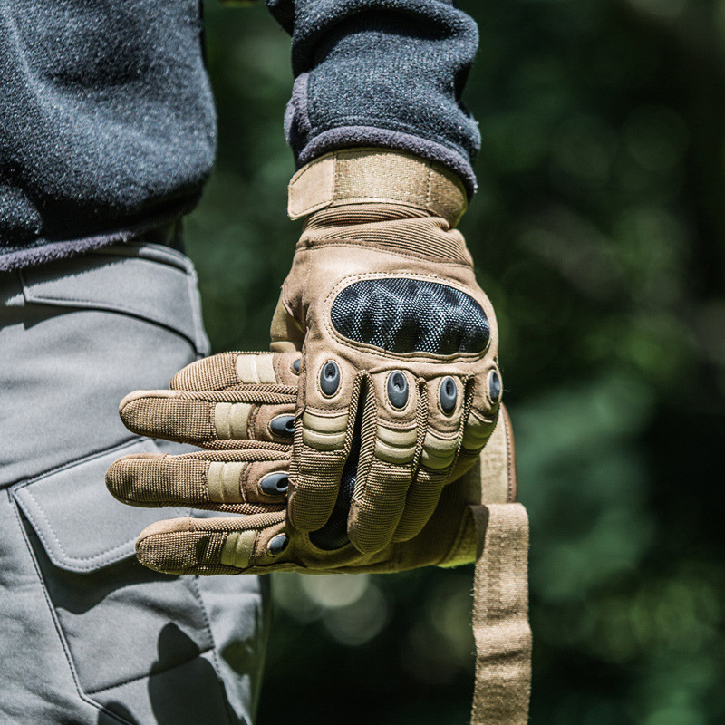 ถุงมือยุทธวิธีแบบเต็มนิ้วพร้อม - Outdoor Hunting Logo บทวิจารณ์และราคา