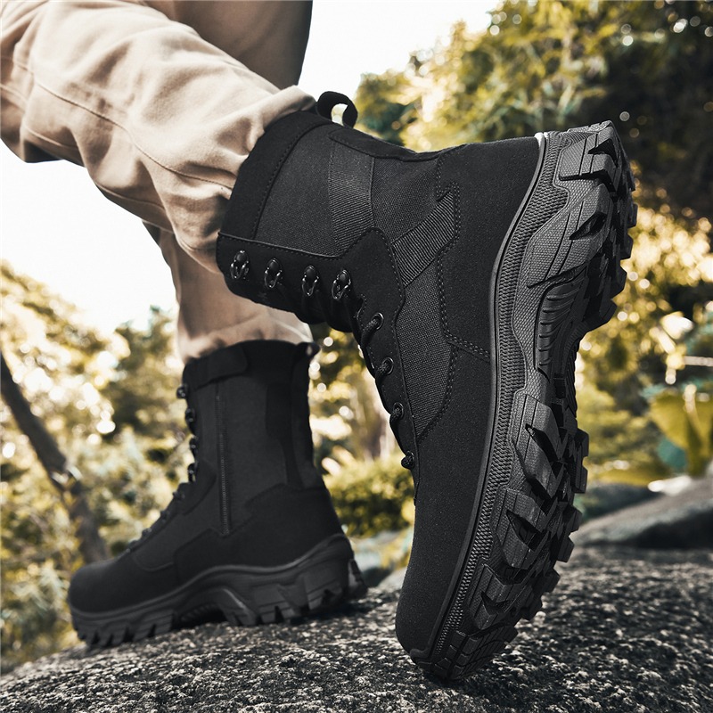 รองเท้าปีนเขาสำหรับผู้ชาย กันน - Hunting Outdoor Boots บทวิจารณ์และราคา