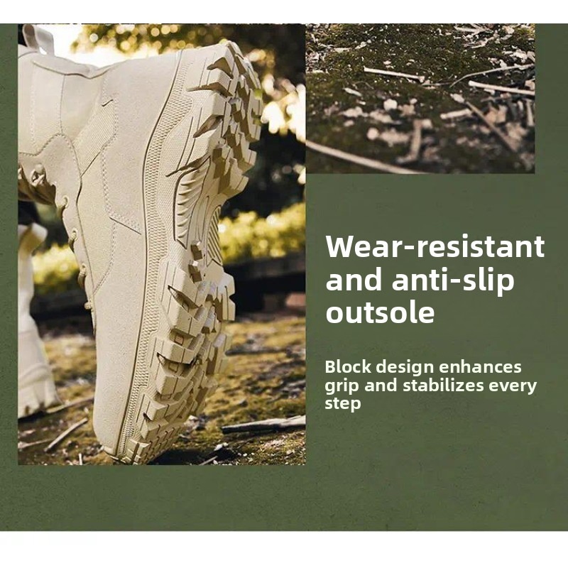 รองเท้าปีนเขาสำหรับผู้ชาย กันน - Hunting Outdoor Boots บทวิจารณ์และราคา