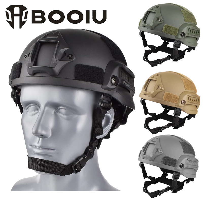 BOOIU หมวกกันน็อคยุทธวิธี MICH - Outdoor Hunting Equipment บทวิจารณ์และราคา