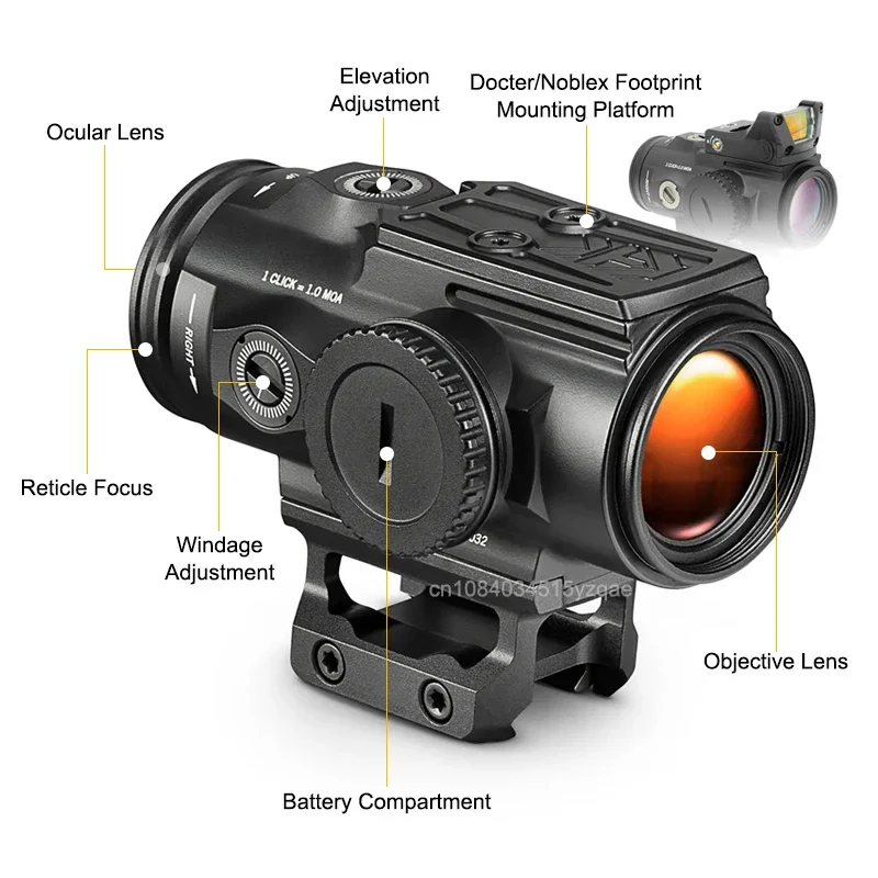 กล้องเล็งปืนไรเฟิล Tactical GE - Outdoor Hunting Lab บทวิจารณ์และราคา