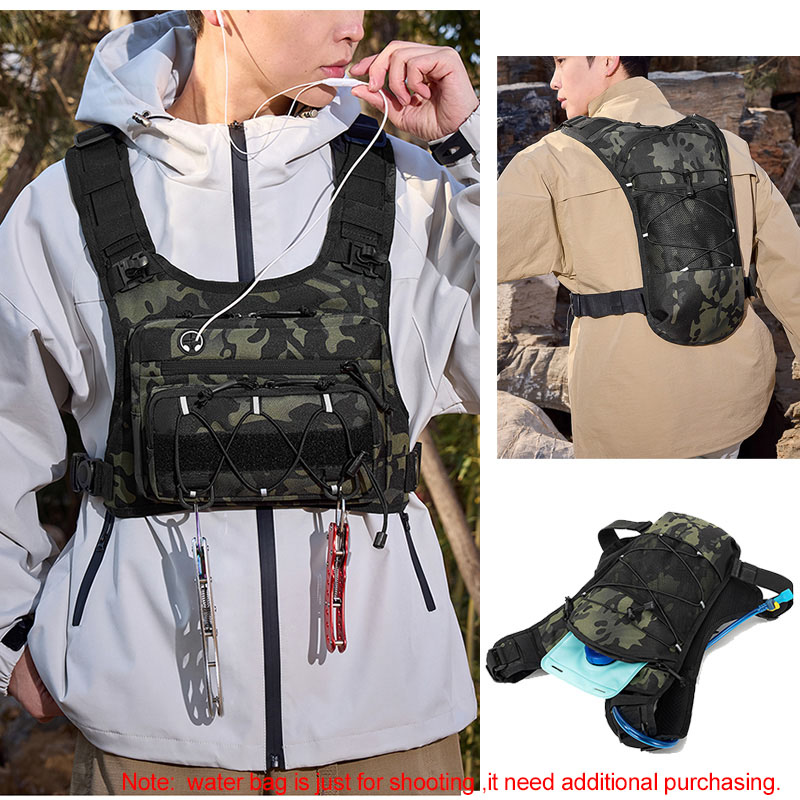 กระเป๋าสะพายหน้าอกแบบยุทธวิธี  - Outdoor Hunting Backpack บทวิจารณ์และราคา
