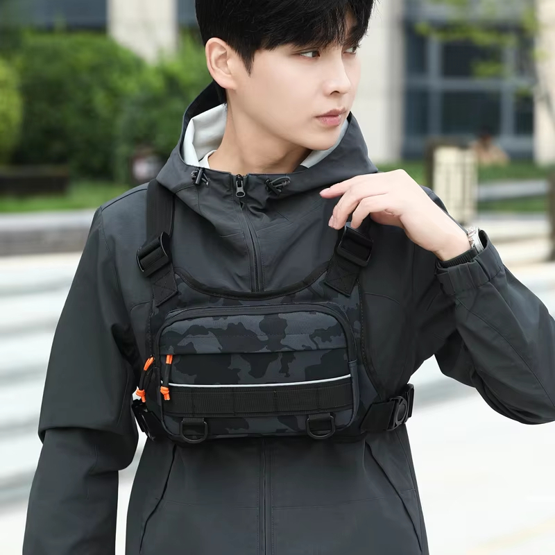 เสื้อกั๊กสะพายหน้าสำหรับปั่นจั - Outdoor Hunting Backpack บทวิจารณ์และราคา