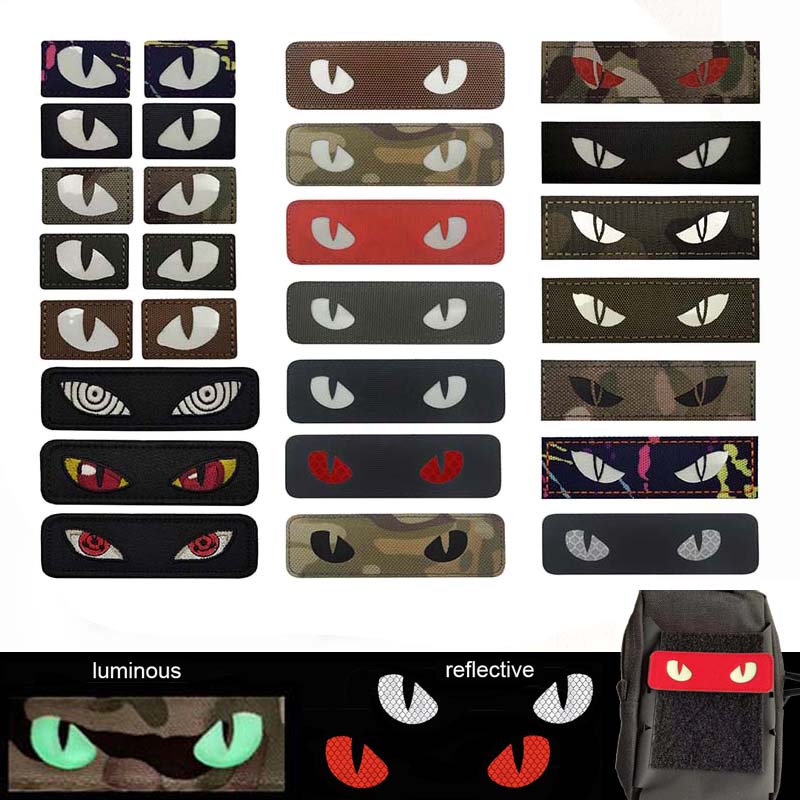 Cat Tiger Eyes,Evil Eye Badgeเ - Hunting Blind Fabric บทวิจารณ์และราคา