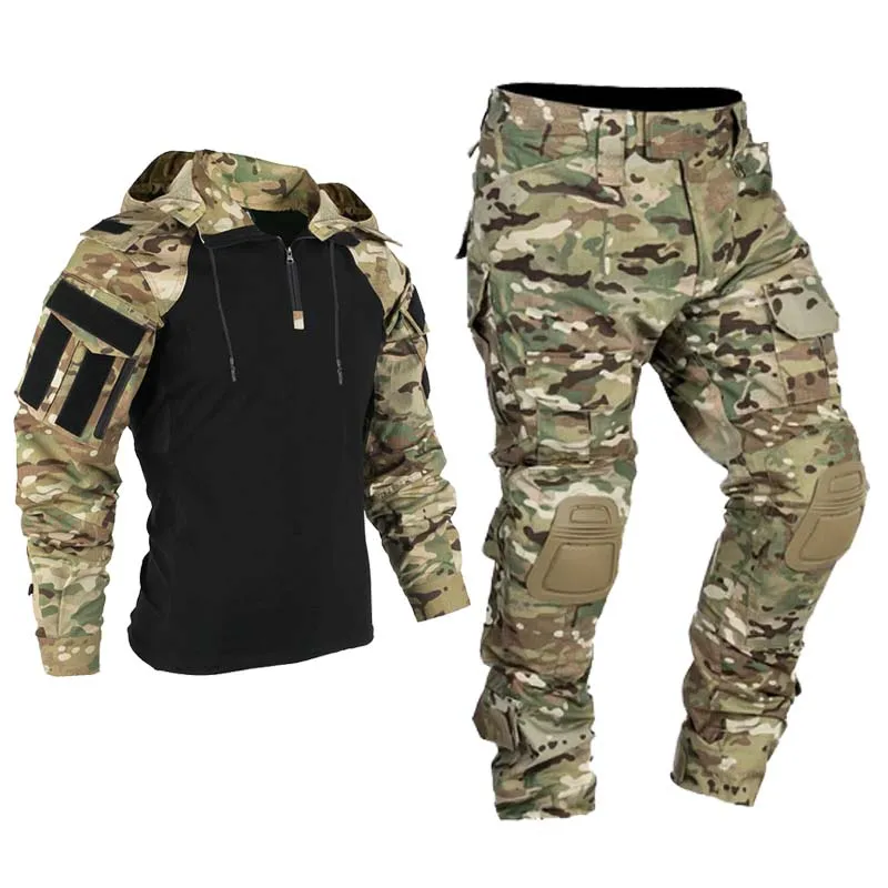 ชุดยูนิฟอร์มยุทธวิธีสำหรับผู้ช - Outdoor Hunting Hoodie บทวิจารณ์และราคา